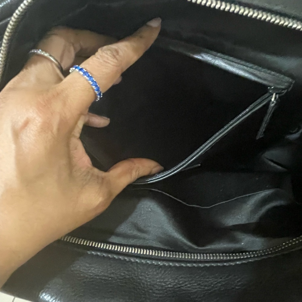 Yves Saint Laurent EUC Sac Lover black Leather Shoulder vintage Handbag ✨ - Picture 10 of 17